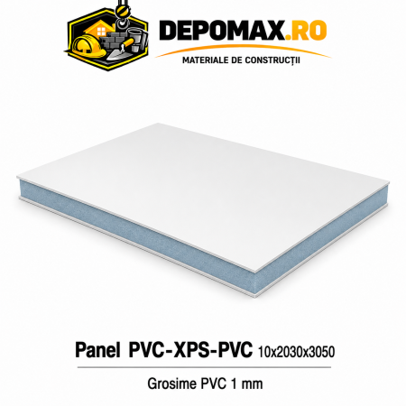 Panel PVC-XPS-PVC 10 x 2030 x 3050 mm, PVC 1 mm